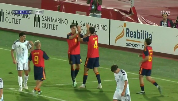 埃斯皮4射2传！U21西班牙13-0大胜圣马力诺U21